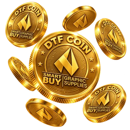 Monedas doradas DTF Coin de Smart Buy Graphic Supplies