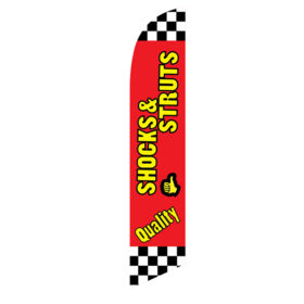 Quality Shocks & Struts Banner Flag