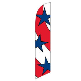 Patriotic Stars Banner Flag