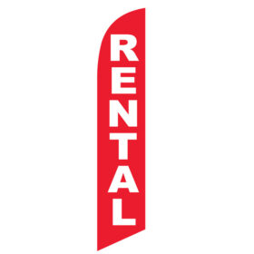 Rental Banner Flag