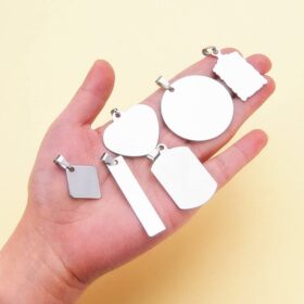 Pendants Mixed | Stainless Steel Blanks 6 pack