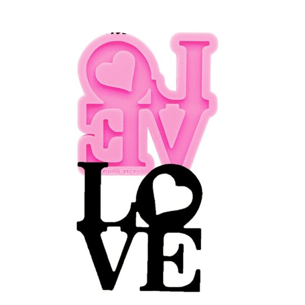 Shiny Love Letter  | Craft DIY Silicone Mold
