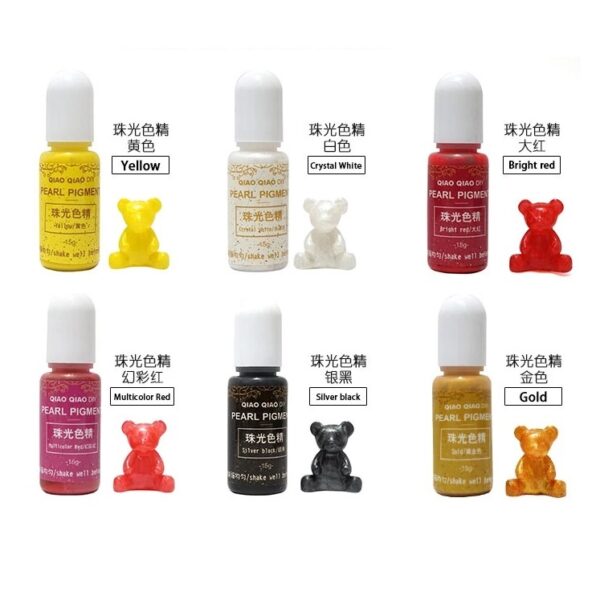 Pearl color pigments 20 colors set - Image 3