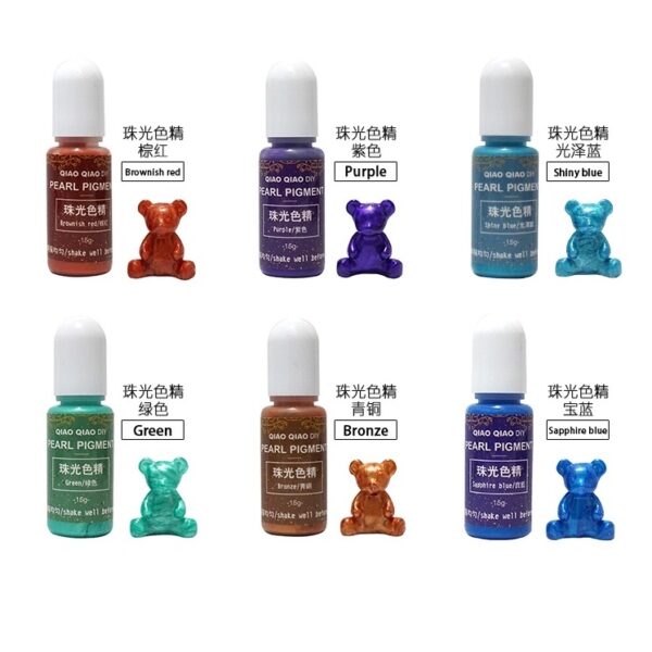 Pearl color pigments 20 colors set - Image 5