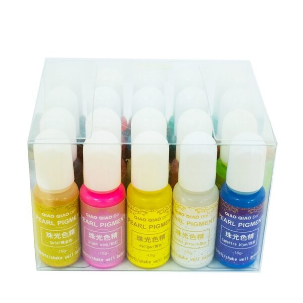 Pearl color pigments 20 colors set - Image 2