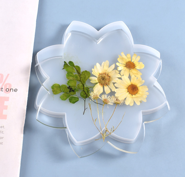 Flower Shape Coaster | Craft DIY Silicone mold - Image 2