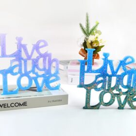 Live Laugh Love | Craft DIY Silicone mold