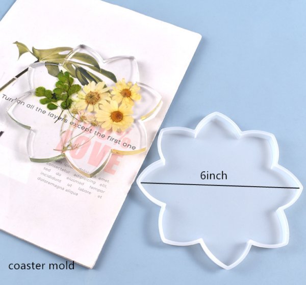 Flower Shape Coaster | Craft DIY Silicone mold