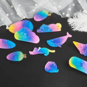 Ice Cream, Cloud & Whale Hairpin Molds | Craft DIY Silicone Mold