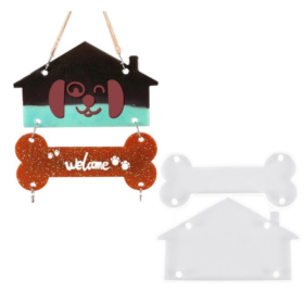 House Dog Bone Doorplate  | Craft DIY Silicone mold