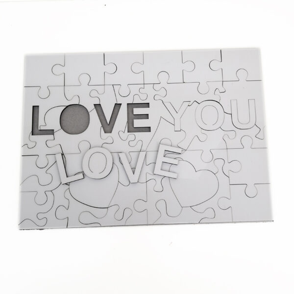 Love MDF Puzzle | Sublimation Blank