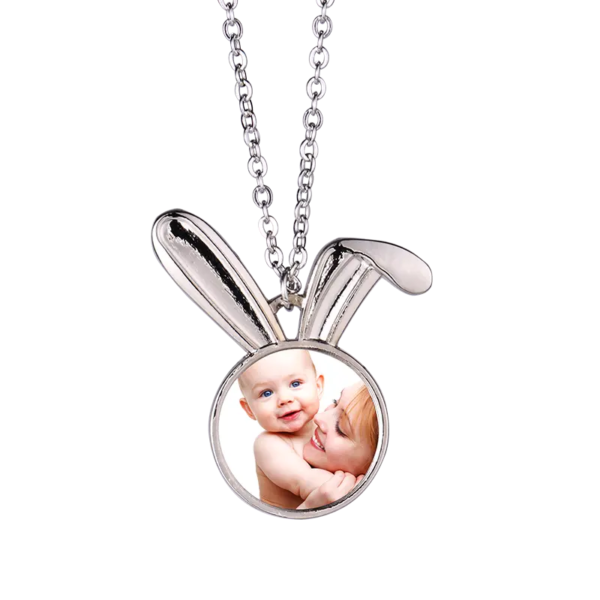 Bunny Necklace | Sublimation Blanks - Image 2