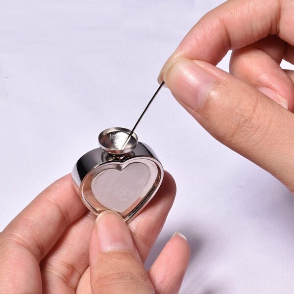 Cremation Pendant for Ashes Small Heart | Sublimation Blank - Image 3