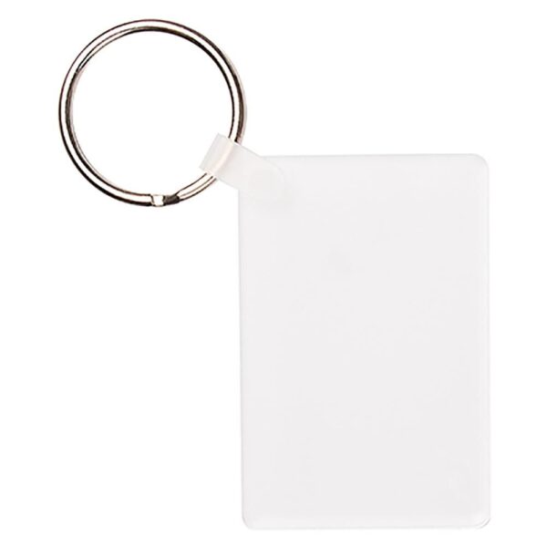 Acrylic Keyring Rectangle | Sublimation Blanks