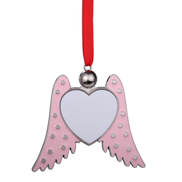 Metal Angel Wings Christmas Ornaments | Sublimation Blanks - Image 3