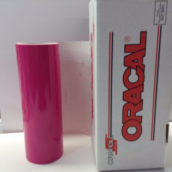 Oracal Pink | Permanent Glue Vinyl 12" - Image 2