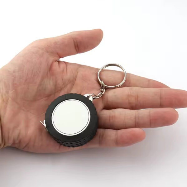 Mini tape measure keychain | Sublimation Blanks - Image 2