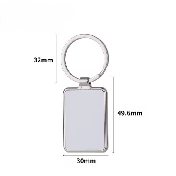 Single-sided metal keychain | Sublimation Blanks - Image 3