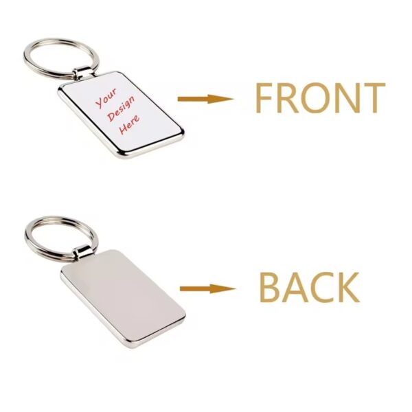 Single-sided metal keychain | Sublimation Blanks - Image 4