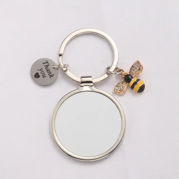 Thank you Bee Keychain | Sublimation Blank