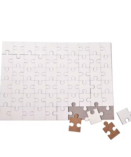 MDF Blank Jigsaw Puzzle 60pcs 9.6”x 6.8” | Sublimation Blank
